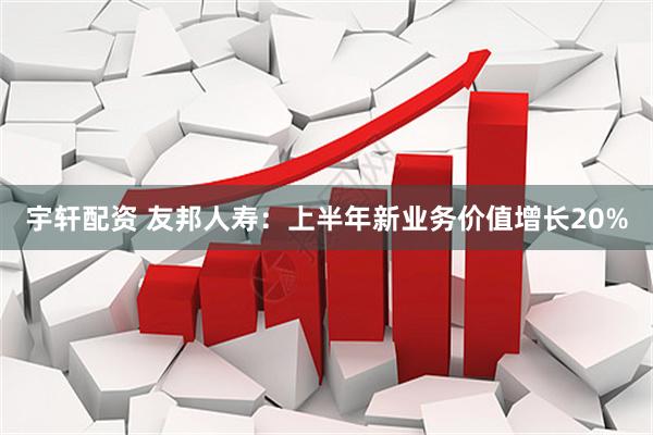 宇轩配资 友邦人寿：上半年新业务价值增长20%